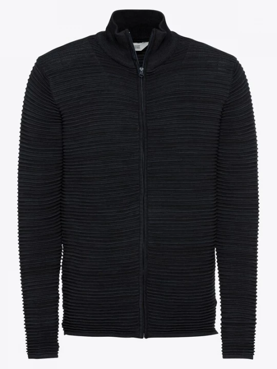 Foto van product !Solid Gebreid vest 'Struan' donkerblauw