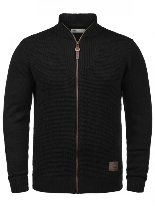 Foto van product !Solid Gebreid vest 'Tristan' zwart