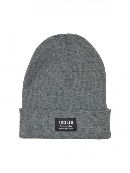 Foto van product !Solid Muts 'Irwin' donkergrijs / zwart / wit