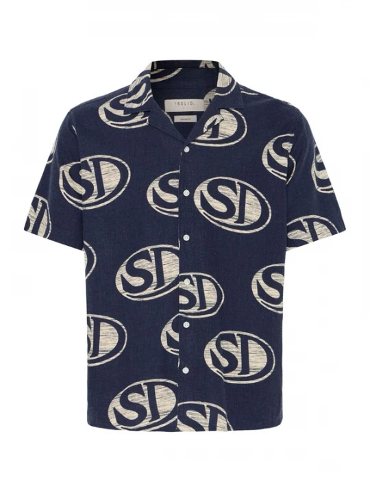Foto van product !Solid Overhemd blauw / navy
