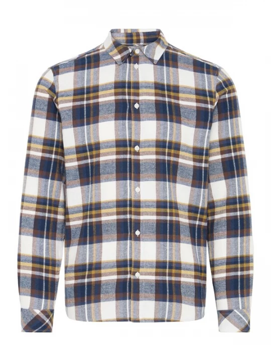 Foto van product !Solid Overhemd 'CHRIS' blauw / geel / wit