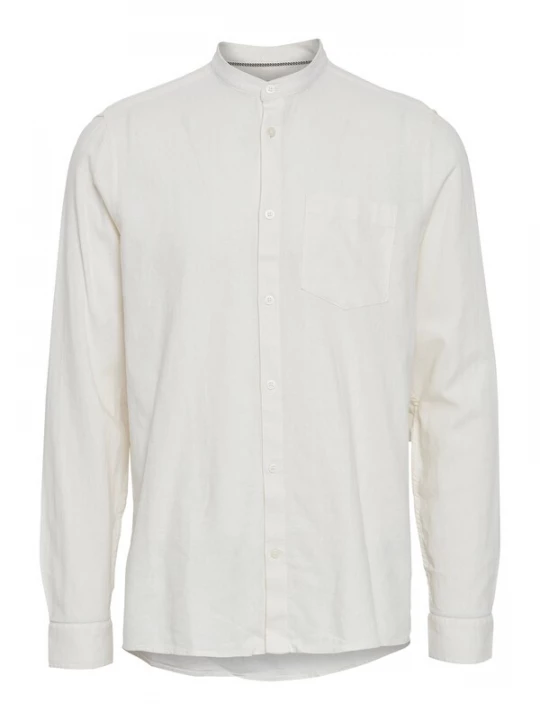 Foto van product !Solid Overhemd 'SDAllan China' offwhite