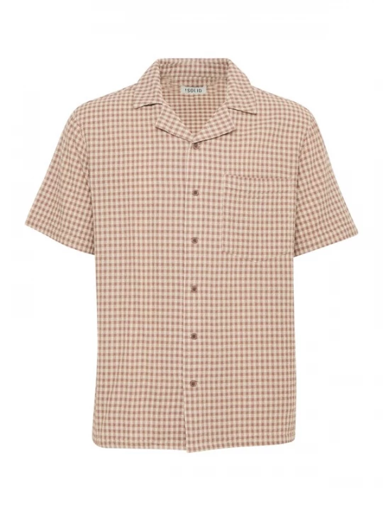 Foto van product !Solid Overhemd ' SDORLANDO ' beige