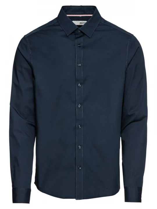 Foto van product !Solid Overhemd 'SO Tyler' donkerblauw