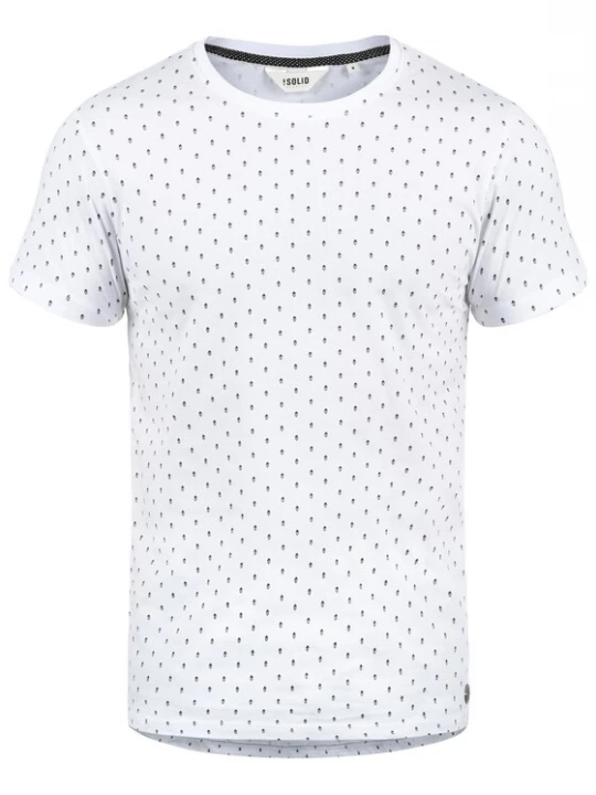Foto van product !Solid Shirt 'Aaron' antraciet / wit