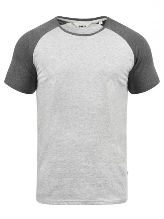 Foto van product !Solid Shirt 'Bastian' grijs