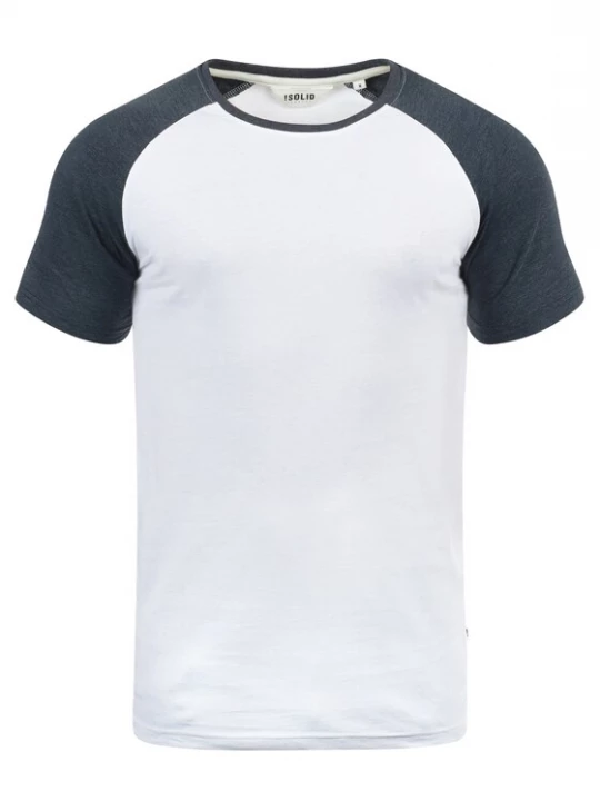 Foto van product !Solid Shirt 'Bastian' grijs / wit