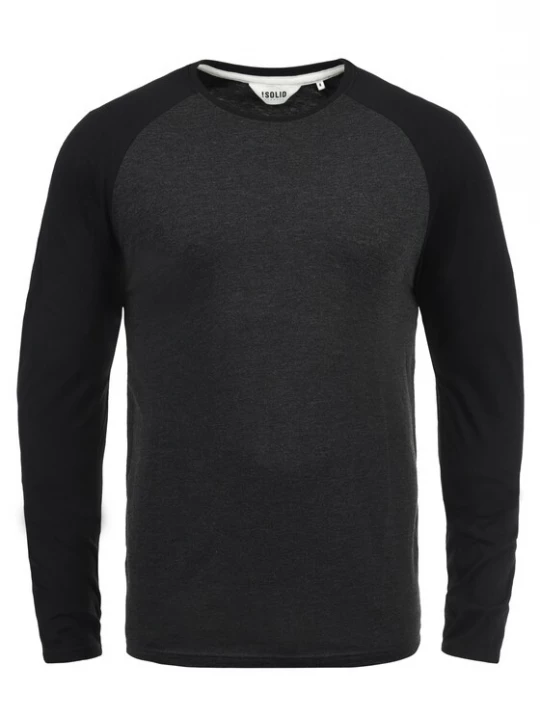 Foto van product !Solid Shirt 'Bastien' grijs / donkergrijs