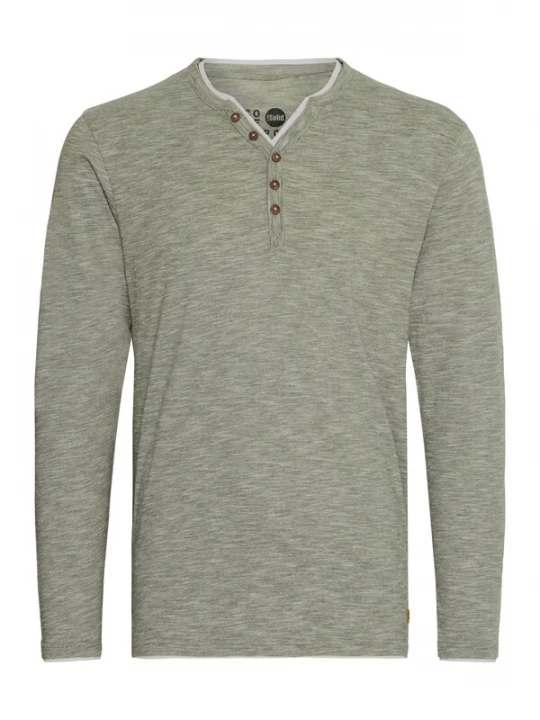 Foto van product !Solid Shirt 'Belagos' bruin / groen / wit
