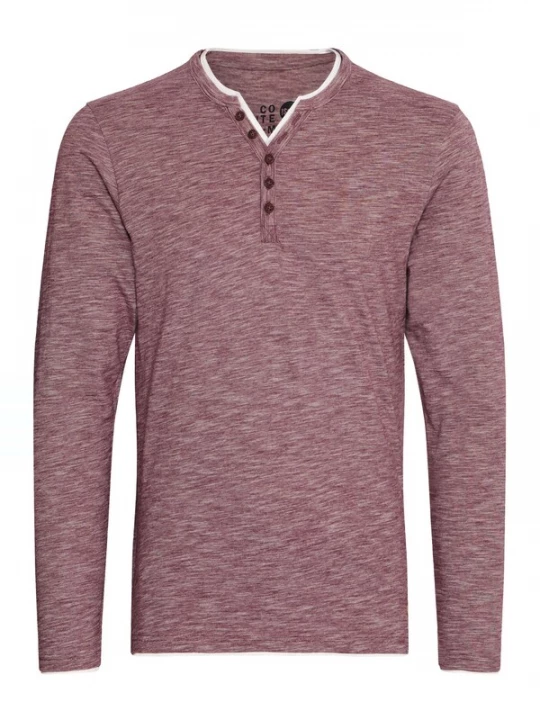 Foto van product !Solid Shirt 'Belagos' rood / wit