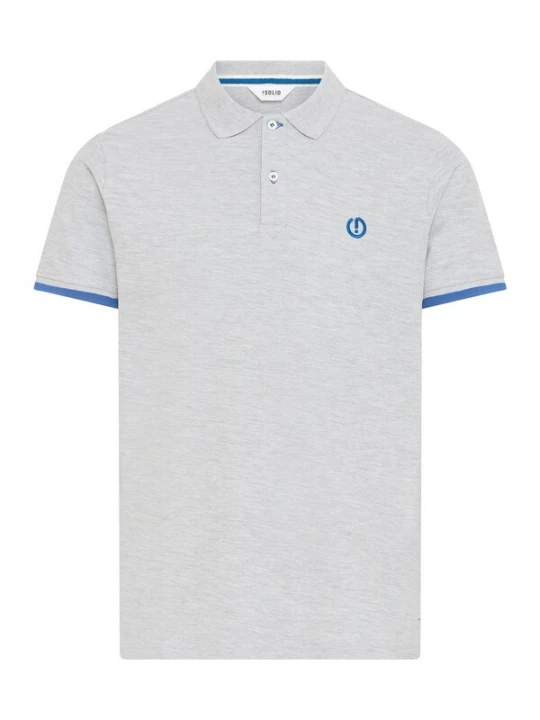 Foto van product !Solid Shirt 'Benjamin' blauw / lichtgrijs
