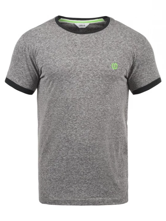 Foto van product !Solid Shirt 'Benn' grijs / zwart