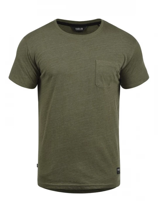 Foto van product !Solid Shirt 'Bob' groen / kaki / olijfgroen