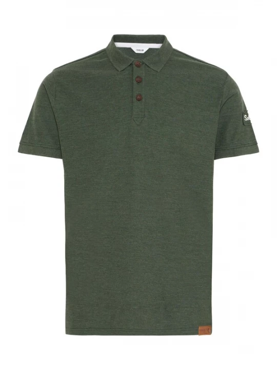 Foto van product !Solid Shirt bruin / donkergroen / wit