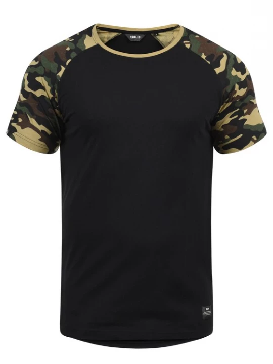 Foto van product !Solid Shirt 'Cahil' groen / kaki / zwart
