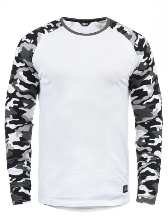 Foto van product !Solid Shirt 'Cajus' zwart / wit