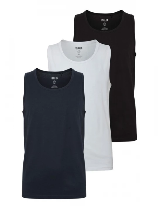 Foto van product !Solid Shirt 'Casal' navy / zwart / wit