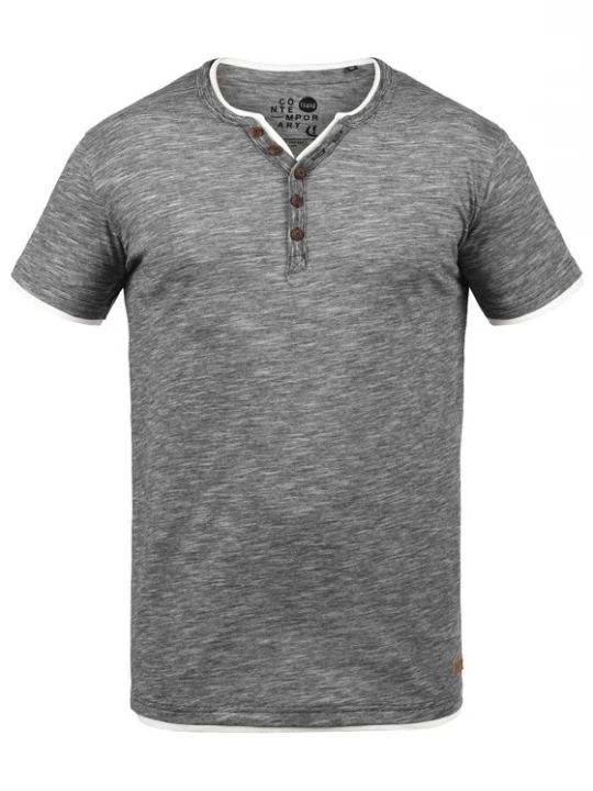 Foto van product !Solid Shirt 'Digos' grijs gemêleerd
