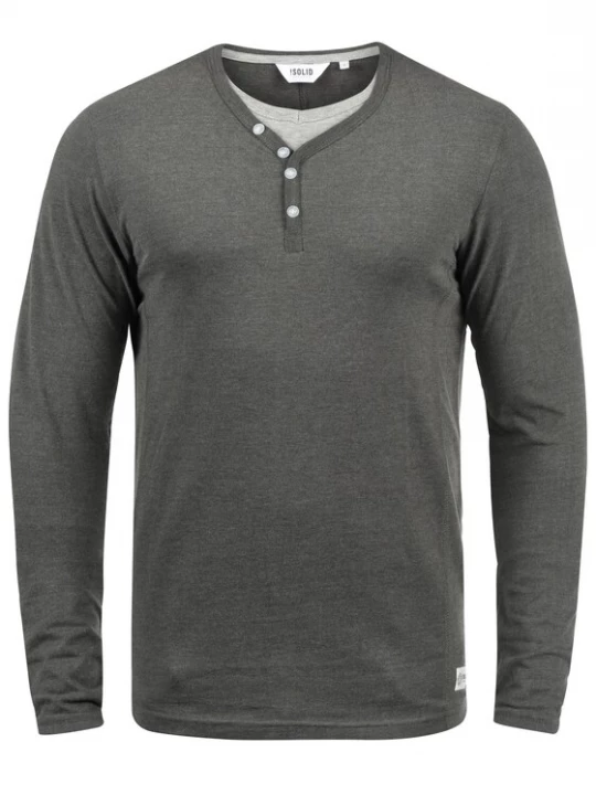 Foto van product !Solid Shirt 'Doriano' grijs gemêleerd