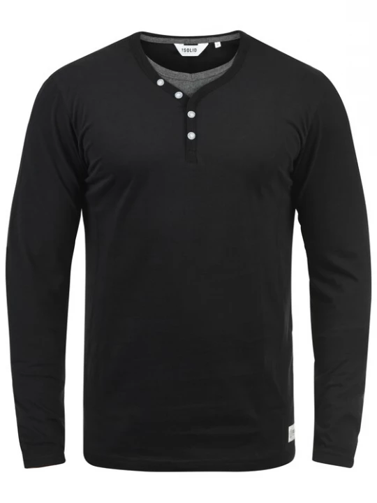 Foto van product !Solid Shirt 'Doriano' zwart