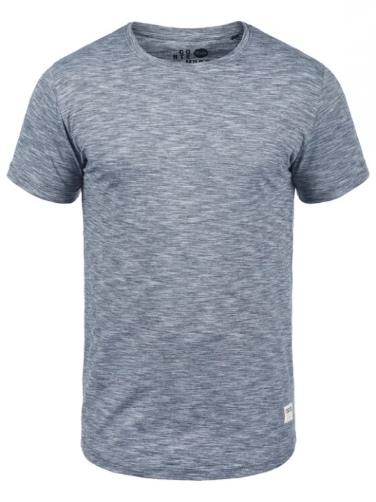 Foto van product !Solid Shirt 'Figos' blauw gemêleerd / wit