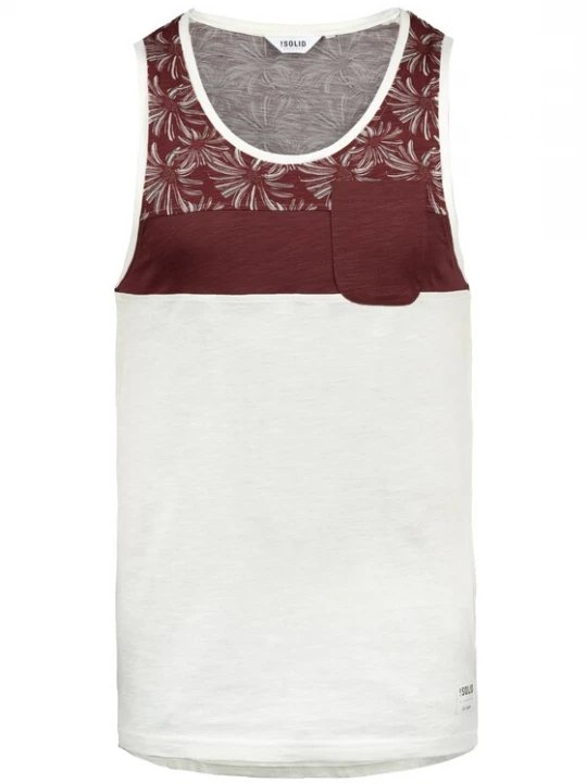Foto van product !Solid Shirt 'Flo' rood / wit