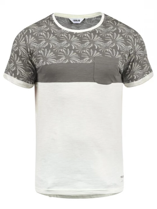 Foto van product !Solid Shirt 'Florian' grijs / wit
