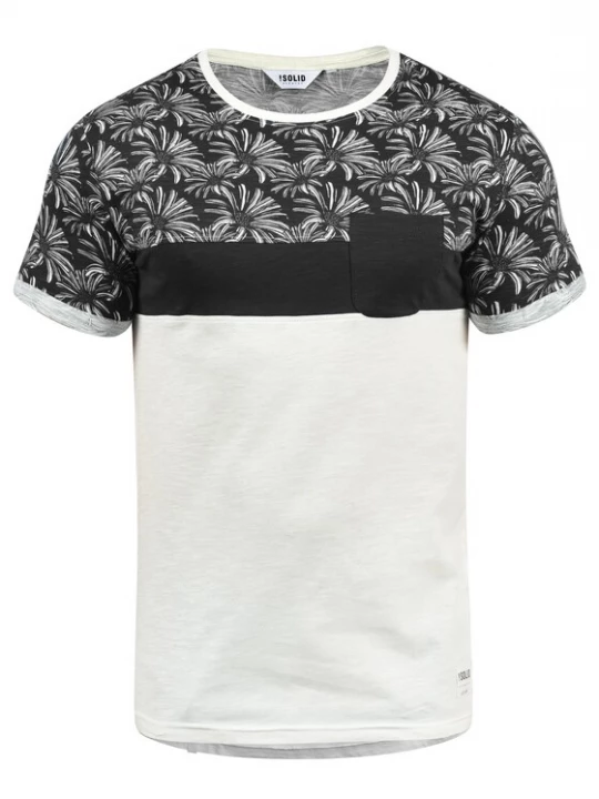 Foto van product !Solid Shirt 'Florian' zwart / wit