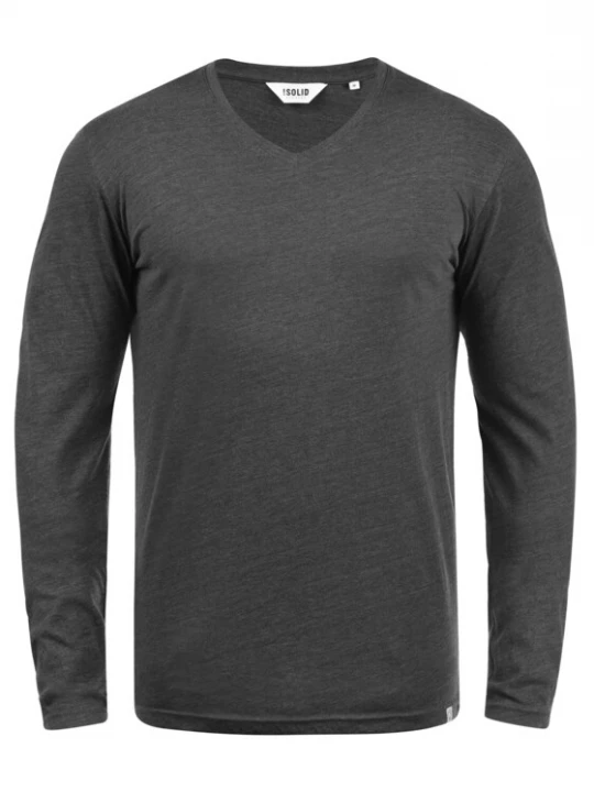 Foto van product !Solid Shirt grijs / wit