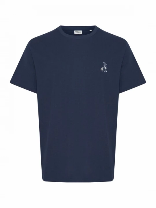 Foto van product !Solid Shirt 'Ilias' navy / wit