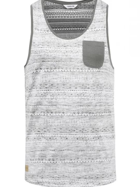 Foto van product !Solid Shirt 'Imbre' grijs / wit