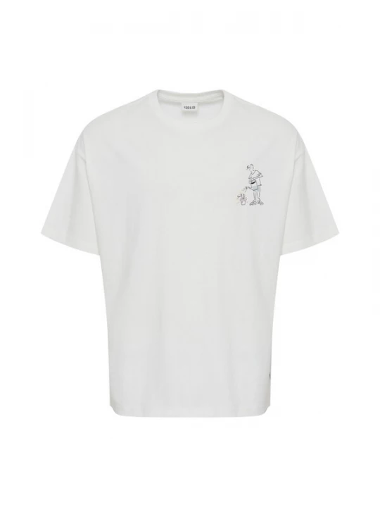 Foto van product !Solid Shirt 'IMRE' zwart / wit