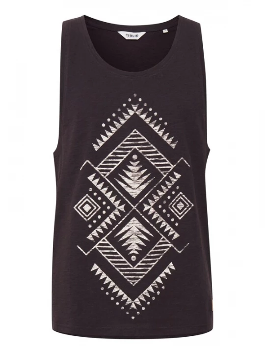 Foto van product !Solid Shirt 'Isaak' ecru / zwart