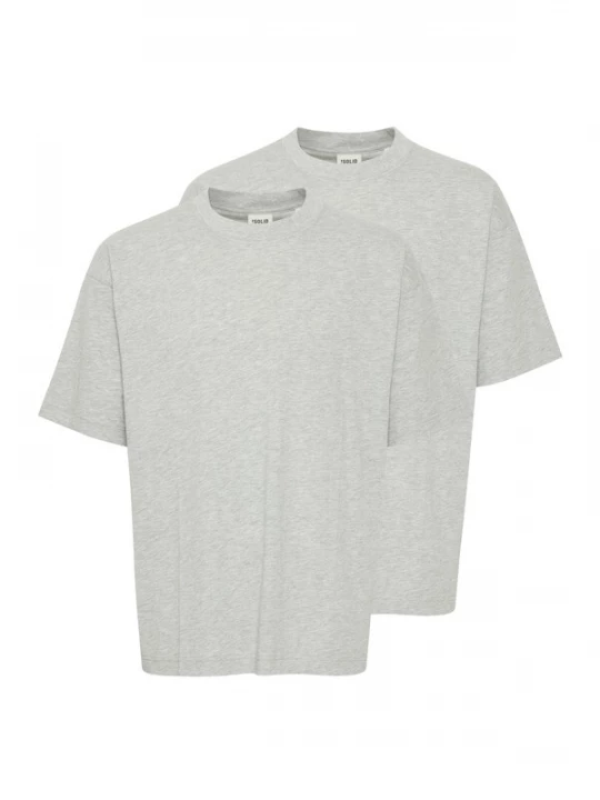 Foto van product !Solid Shirt 'Malle' lichtgrijs