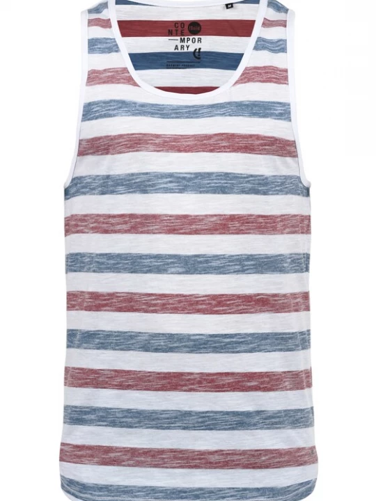 Foto van product !Solid Shirt 'Mende' blauw / bordeaux / wit