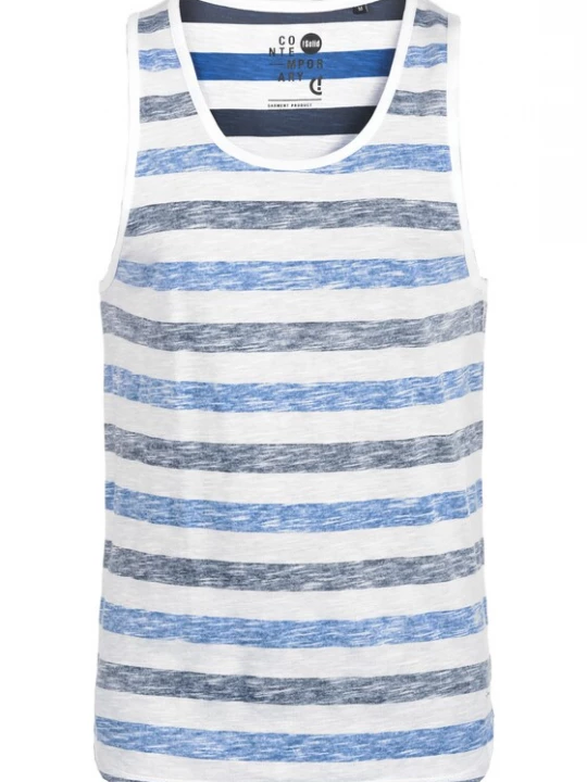 Foto van product !Solid Shirt 'Mende' blauw / grijs / wit