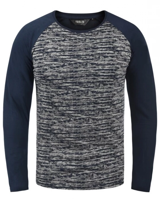 Foto van product !Solid Shirt 'Mevan' navy / grijs