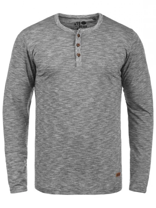 Foto van product !Solid Shirt 'Migos' bruin / grijs gemêleerd