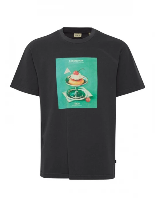Foto van product !Solid Shirt 'Nong' groen / rood / zwart / offwhite