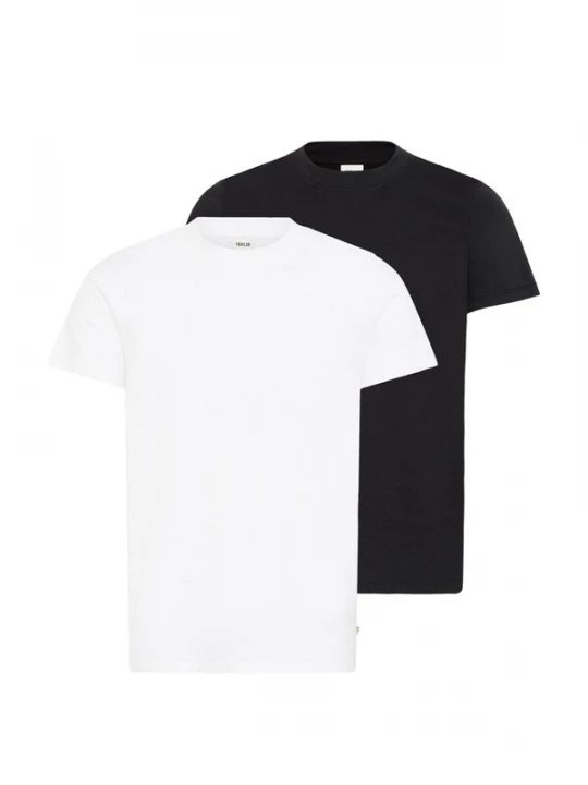 Foto van product !Solid Shirt ' ODIT ' zwart / wit