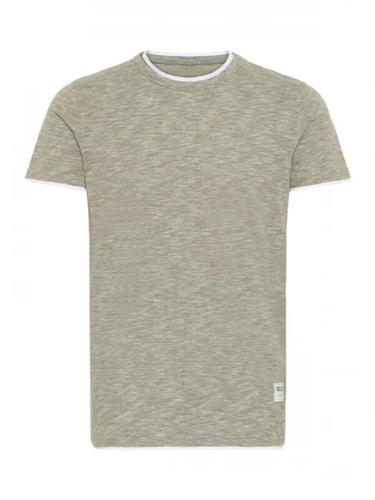 Foto van product !Solid Shirt 'Rigos' groen / wit