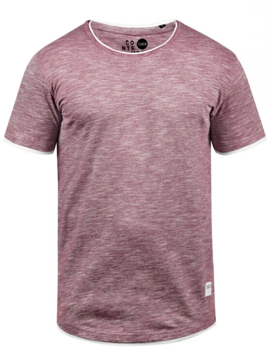 Foto van product !Solid Shirt 'Rigos' rood / wit