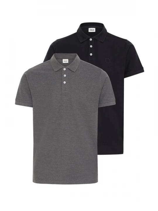 Foto van product !Solid Shirt 'SDHATTIM' grijs / zwart