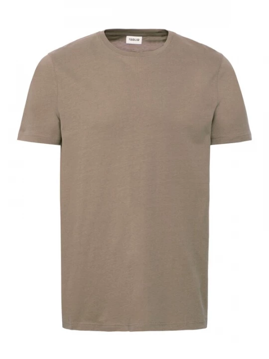 Foto van product !Solid Shirt ' SDRock ' bruin