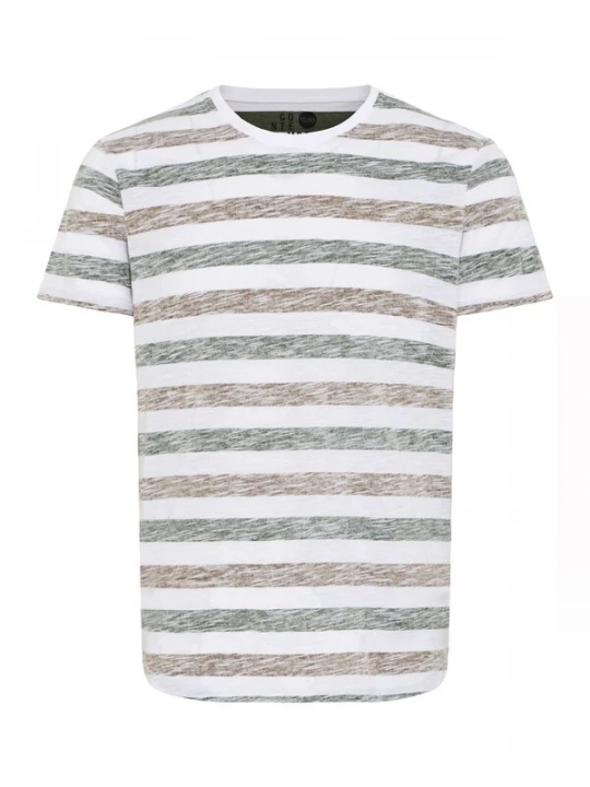 Foto van product !Solid Shirt 'Tet' blauw / bruin / wit