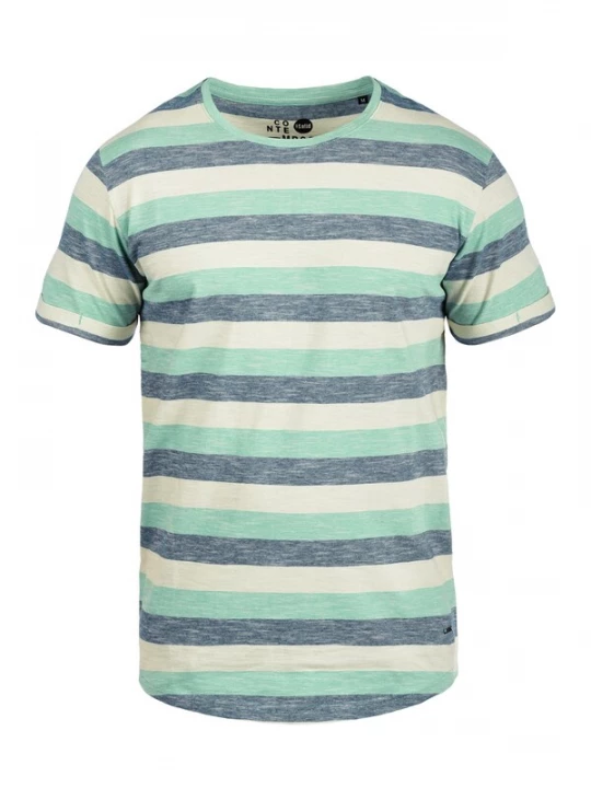 Foto van product !Solid Shirt 'Thicco' beige / blauw / mintgroen