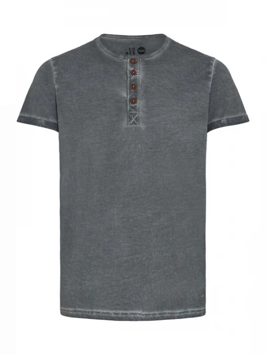 Foto van product !Solid Shirt 'Tihn' bruin / donkergrijs