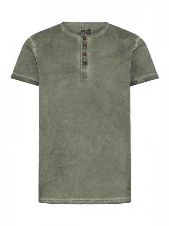 Foto van product !Solid Shirt 'Tihn' bruin / groen