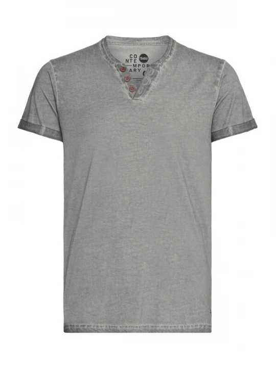 Foto van product !Solid Shirt 'Tino' bruin / grijs