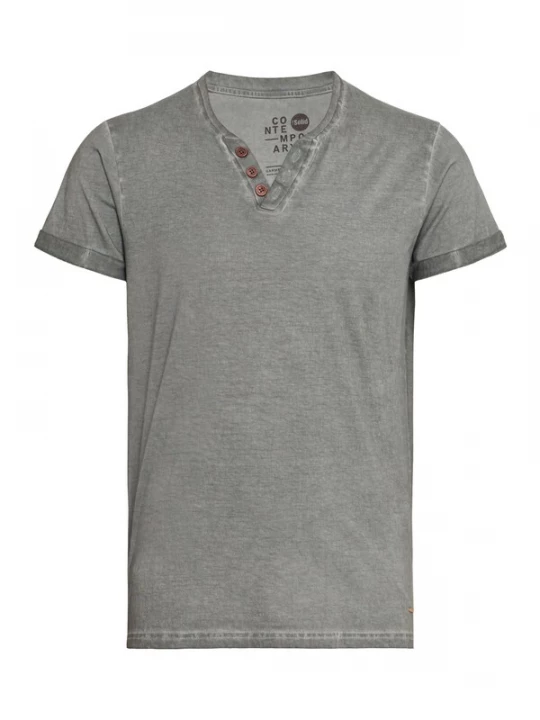 Foto van product !Solid Shirt 'Tino' grijs gemêleerd